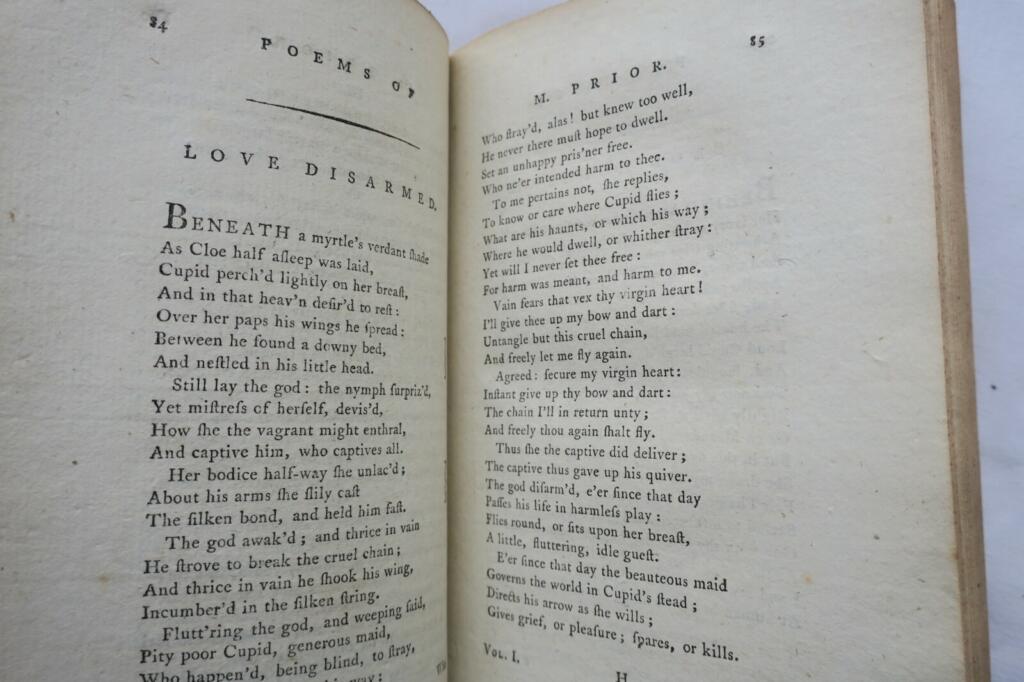 Priors poetische Werke, Erstausgabe 1779