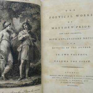 Matthew Prior, Esq The Poetical Works of Matthew Prior 1779