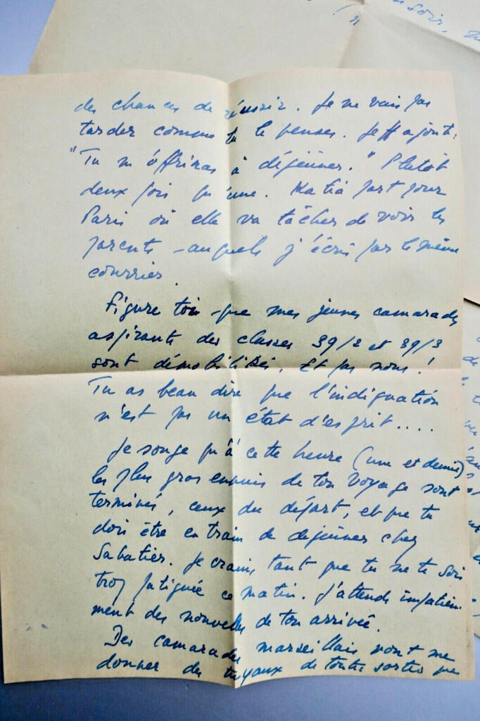 Handgeschriebener Brief an die Ehefrau, 1940