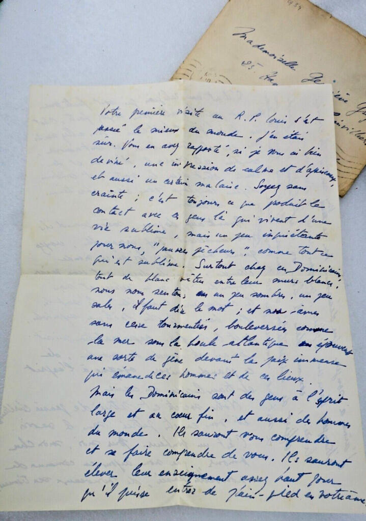 Autografischer Brief von Maurice Druon