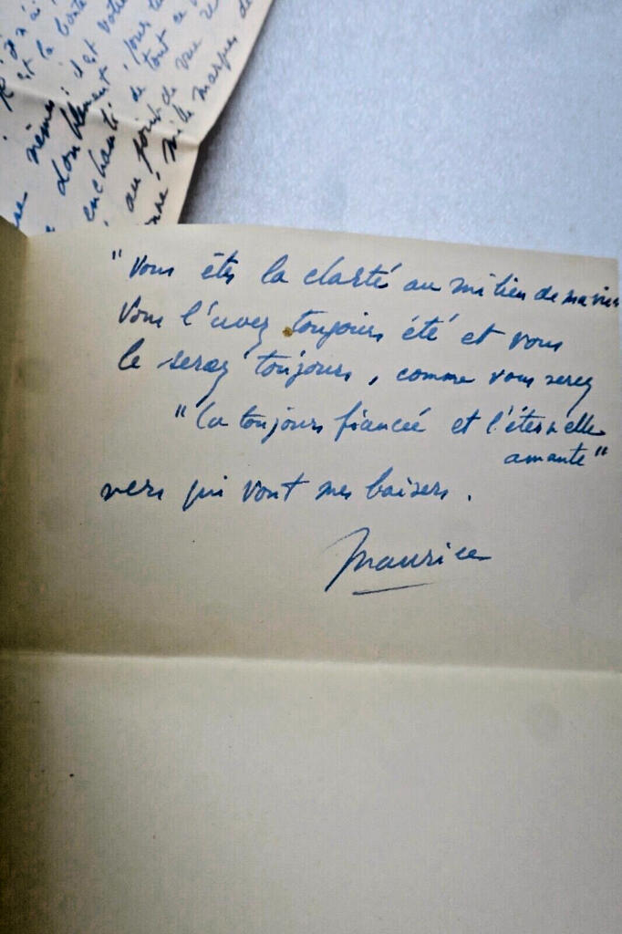 Personal correspondence from military service