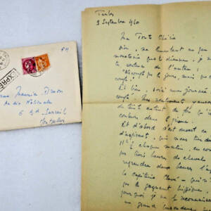 Maurice DRUON lettre autographes signée