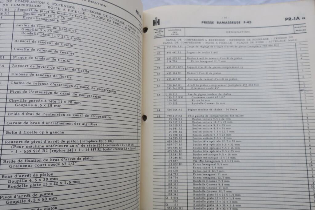 McCormick Baler Press - Maintenance Manuals