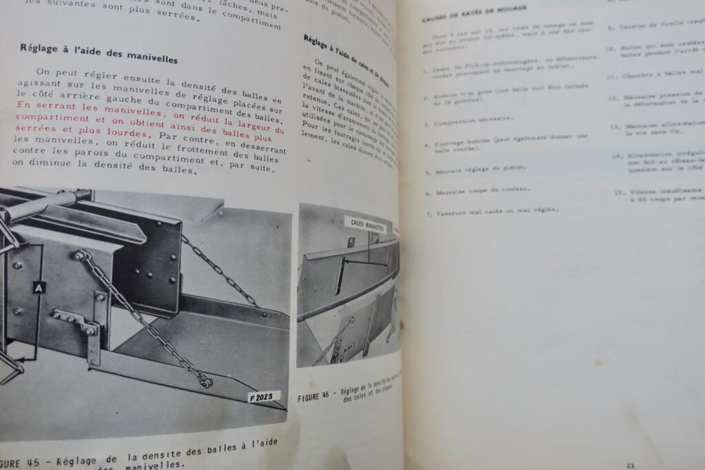 McCormick Baler Press - Maintenance Manuals