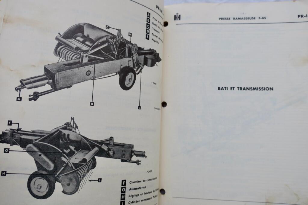 McCormick Baler Press - Maintenance Manuals