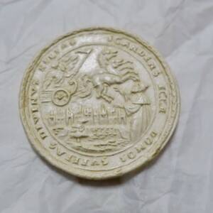 Médaille en plâtre 36 mm.