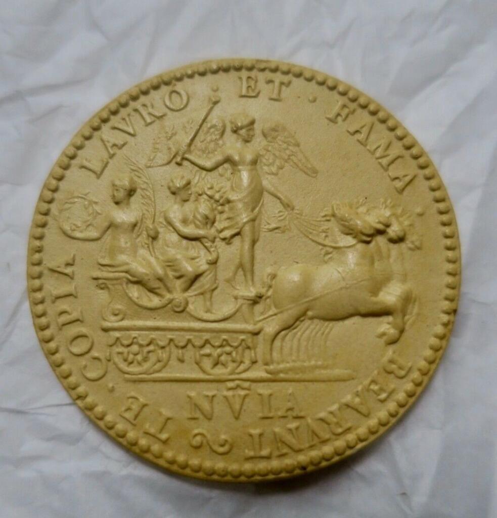 Plaster medal, 53 mm