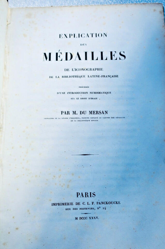 Iconography of Latin Library Medals