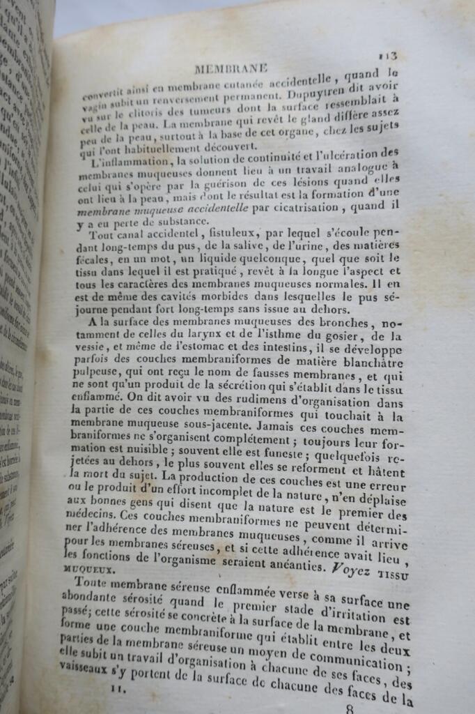 Médecine dictionnaire abrégé des sciences médicales PANCKOUCKE