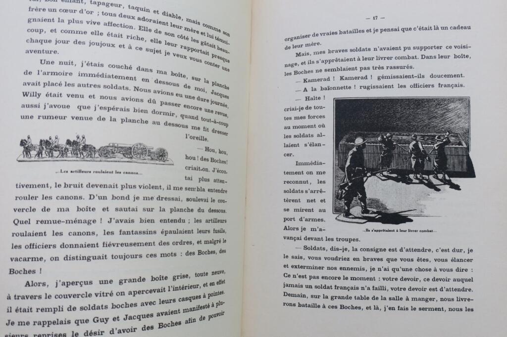 Mémoires du général Joffre en plomb. Illustrations de H. Gray