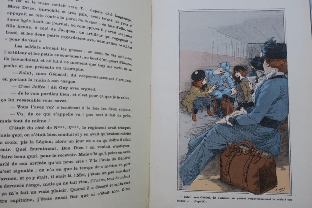 Mémoires du général Joffre en plomb. Illustrations de H. Gray