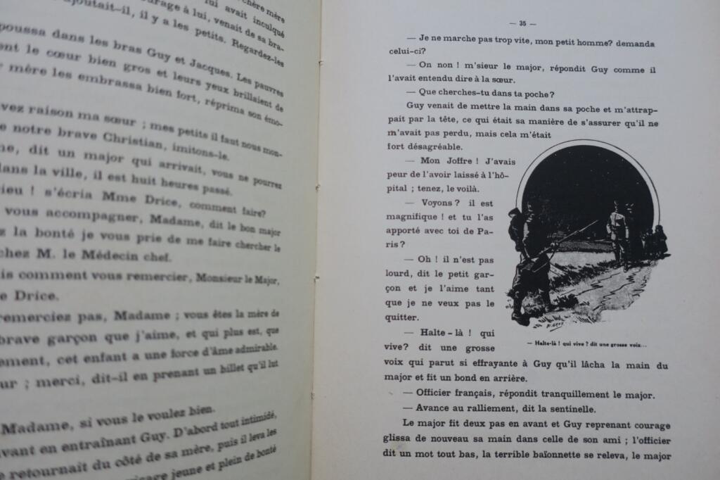 Mémoires du général Joffre en plomb. Illustrations de H. Gray
