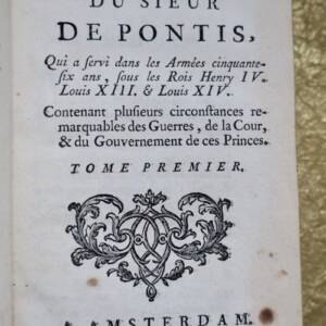 MEMOIRES du sieur de Pontis 1749