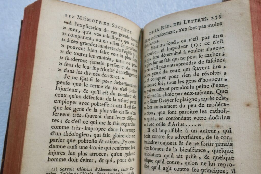 Mémoires secrets de la république des lettres ou le théâtre de la vérité