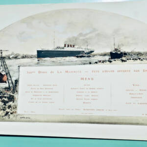 Menu 116 janvier 914 Loir Luigi Palais d'Orsay 320EME DINER DE LA MARMITE FETE