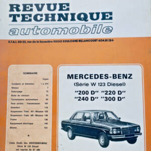 mercedes Revue technique Mercedes Benz - 200D, 220D, 240D et 240D 3OOD