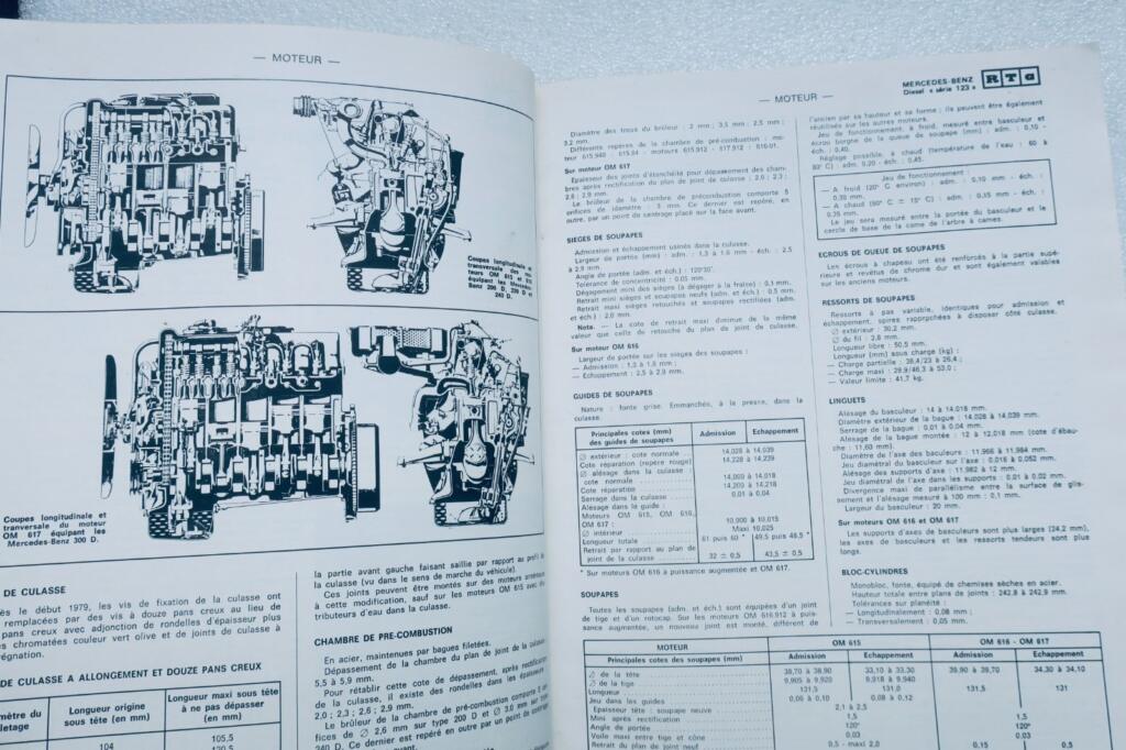 Mercedes-Benz 200D/220D/240D Technische Anleitung