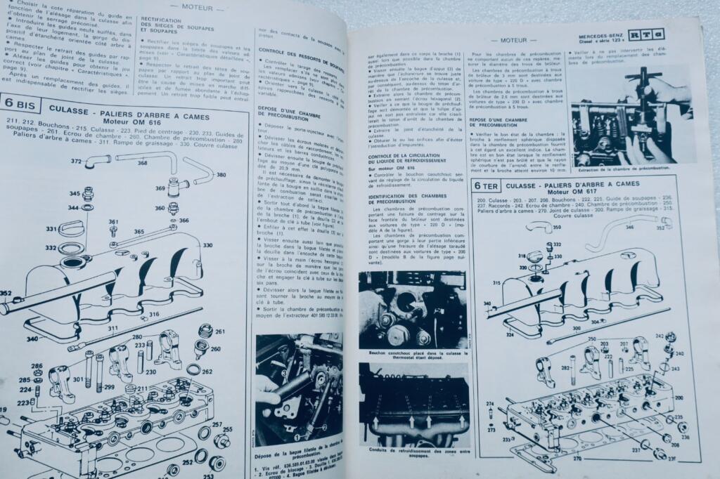Mercedes-Benz 200D/220D/240D Technische Anleitung