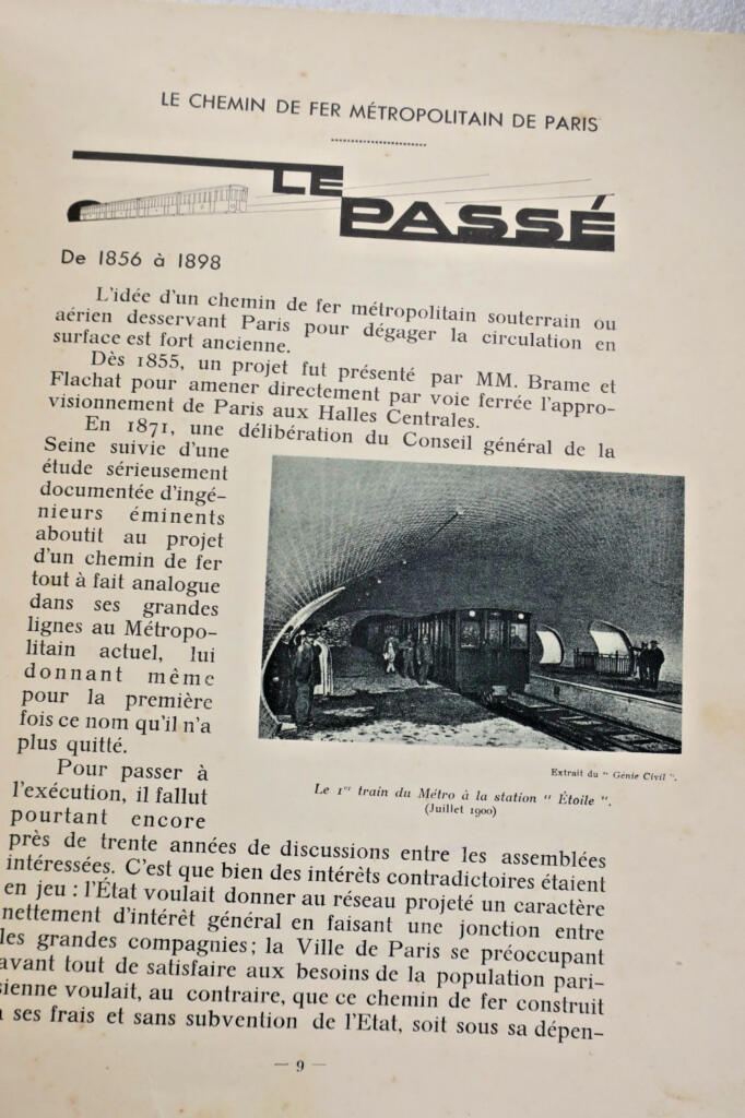Ein Blick in die Geschichte der Pariser U-Bahn