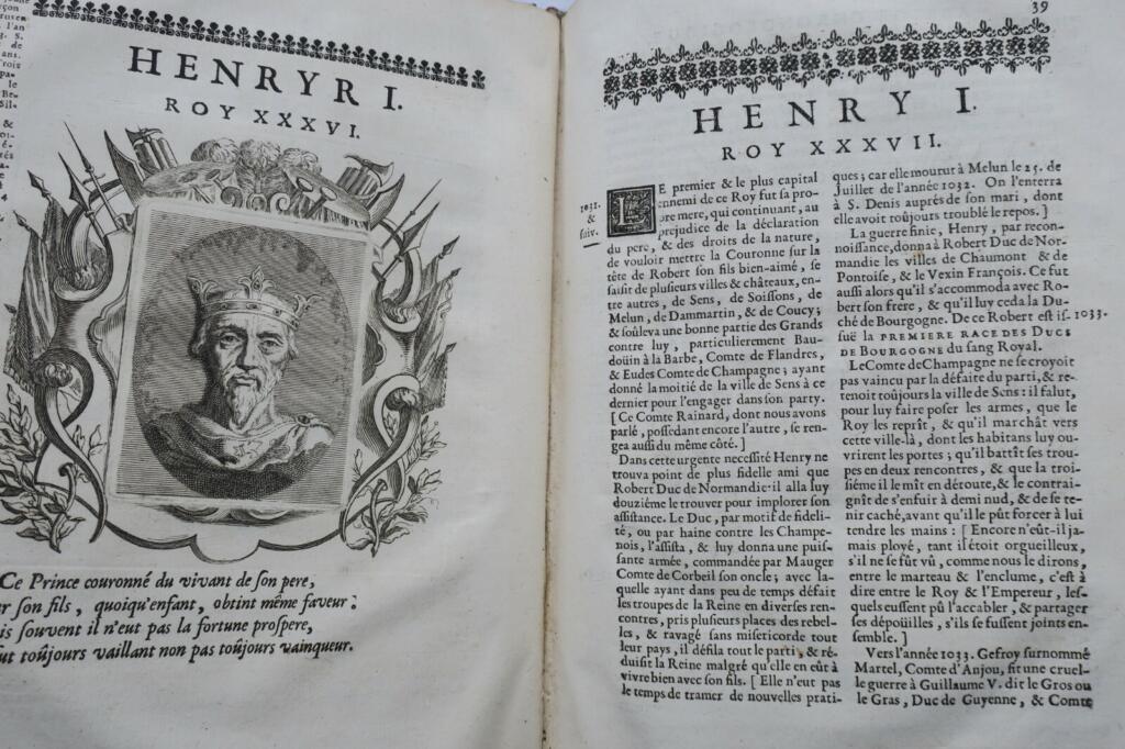 Mezeray Abrégé chronologique de l’histoire de France 1717