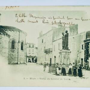 MEZIN LA PLACE ET LA STATUE DU GÉNÉRAL DE TARTOS