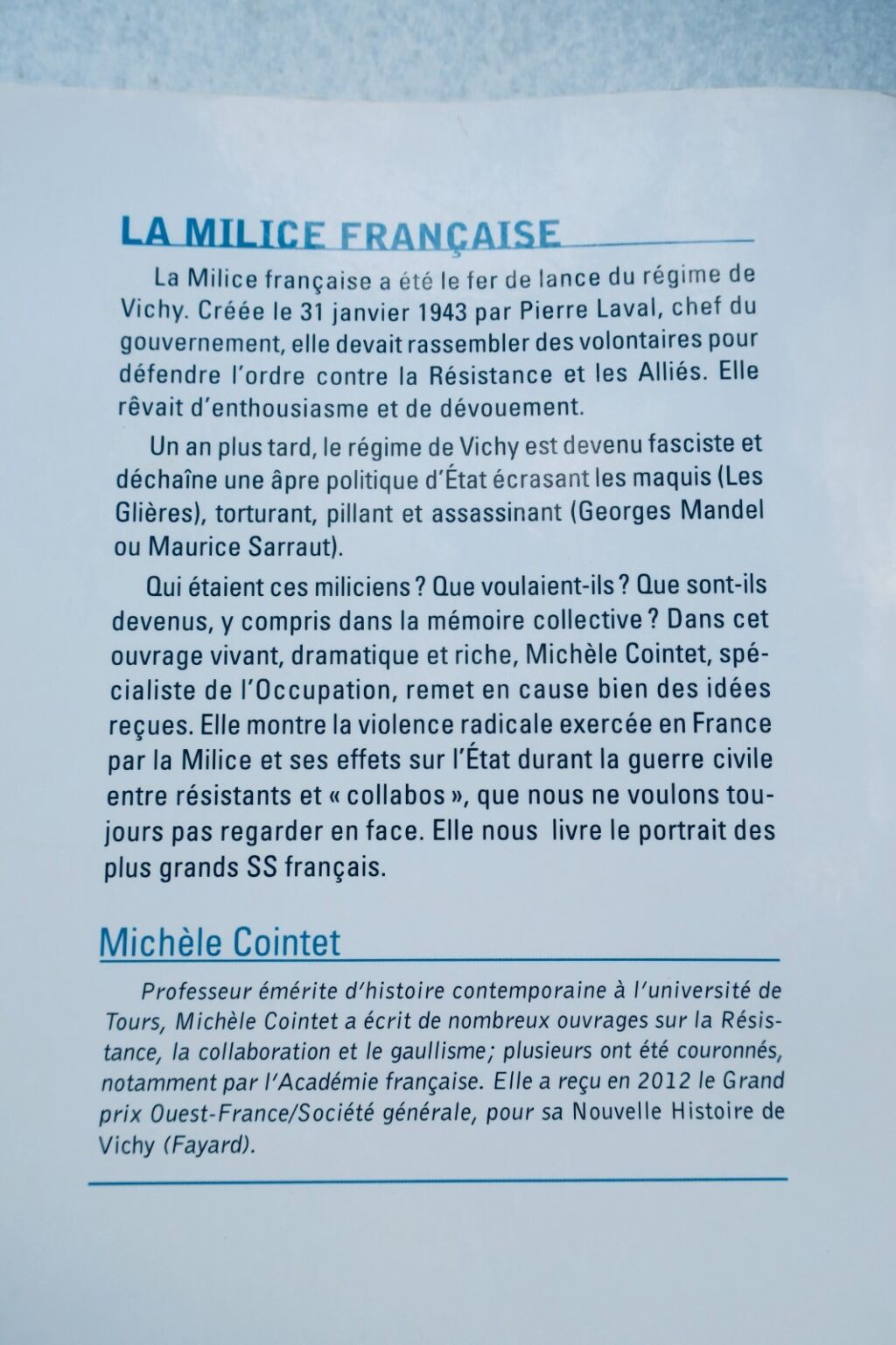 French Militia: Historical Overview