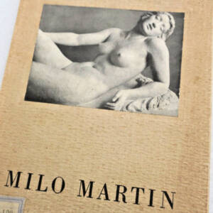 Milo Martin, sculpteur 1941