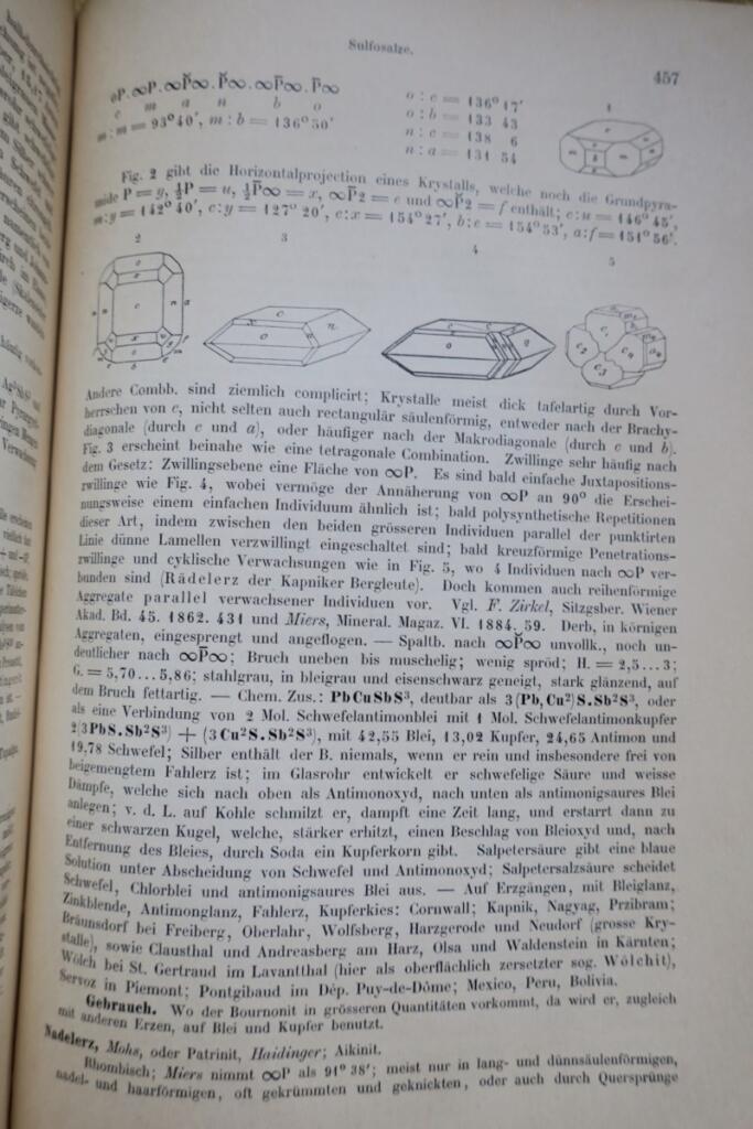 Mineralogie Elemente der Mineralogie 1901