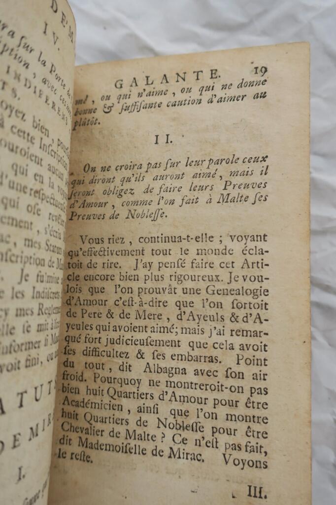 Curious Stories from the Galant Academy