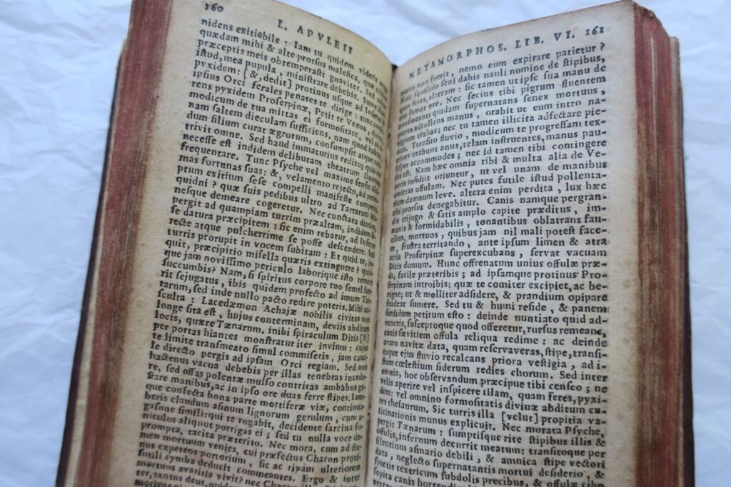 Eine Ausgabe von Apuleius' Werken