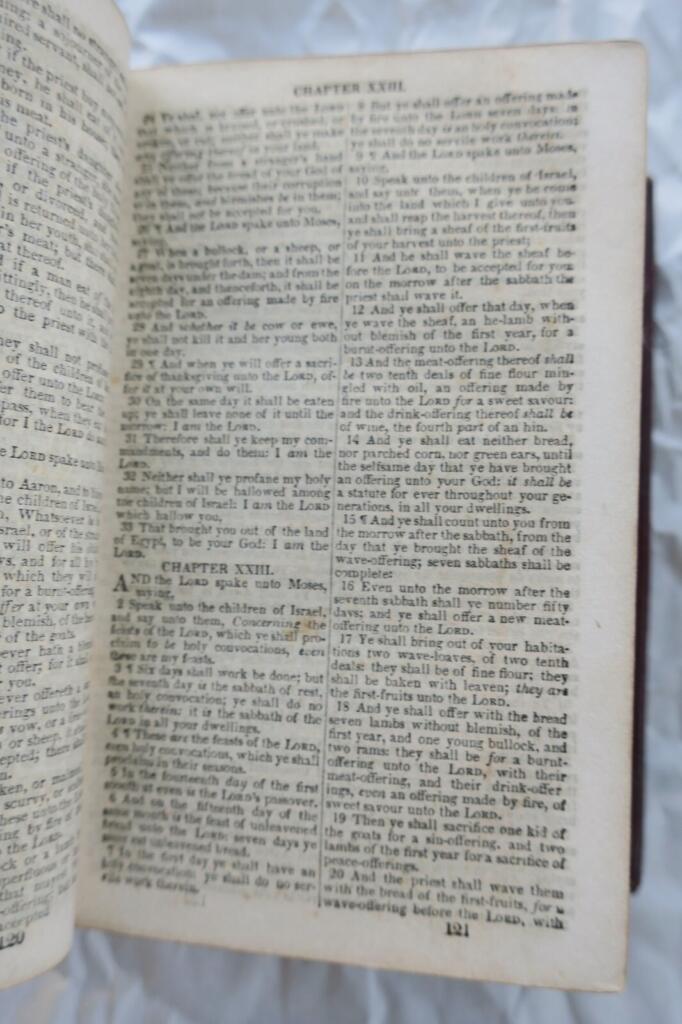 mini Bible The Holy Bible. Old & New Testaments 1854