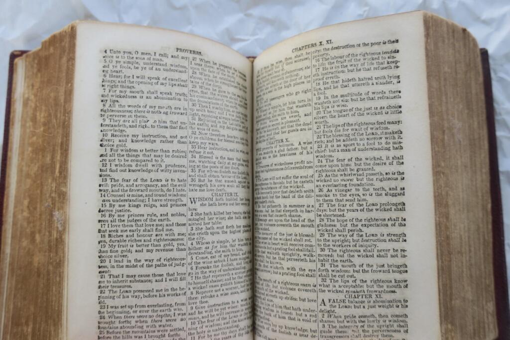 mini Bible The Holy Bible. Old & New Testaments 1854