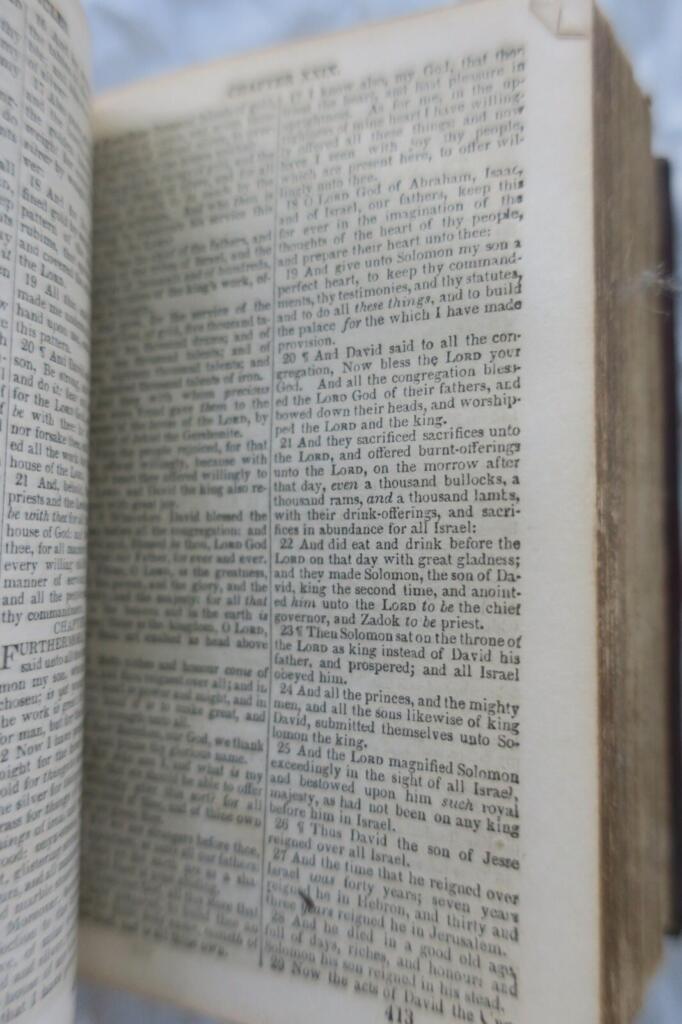 mini Bible The Holy Bible. Old & New Testaments 1854