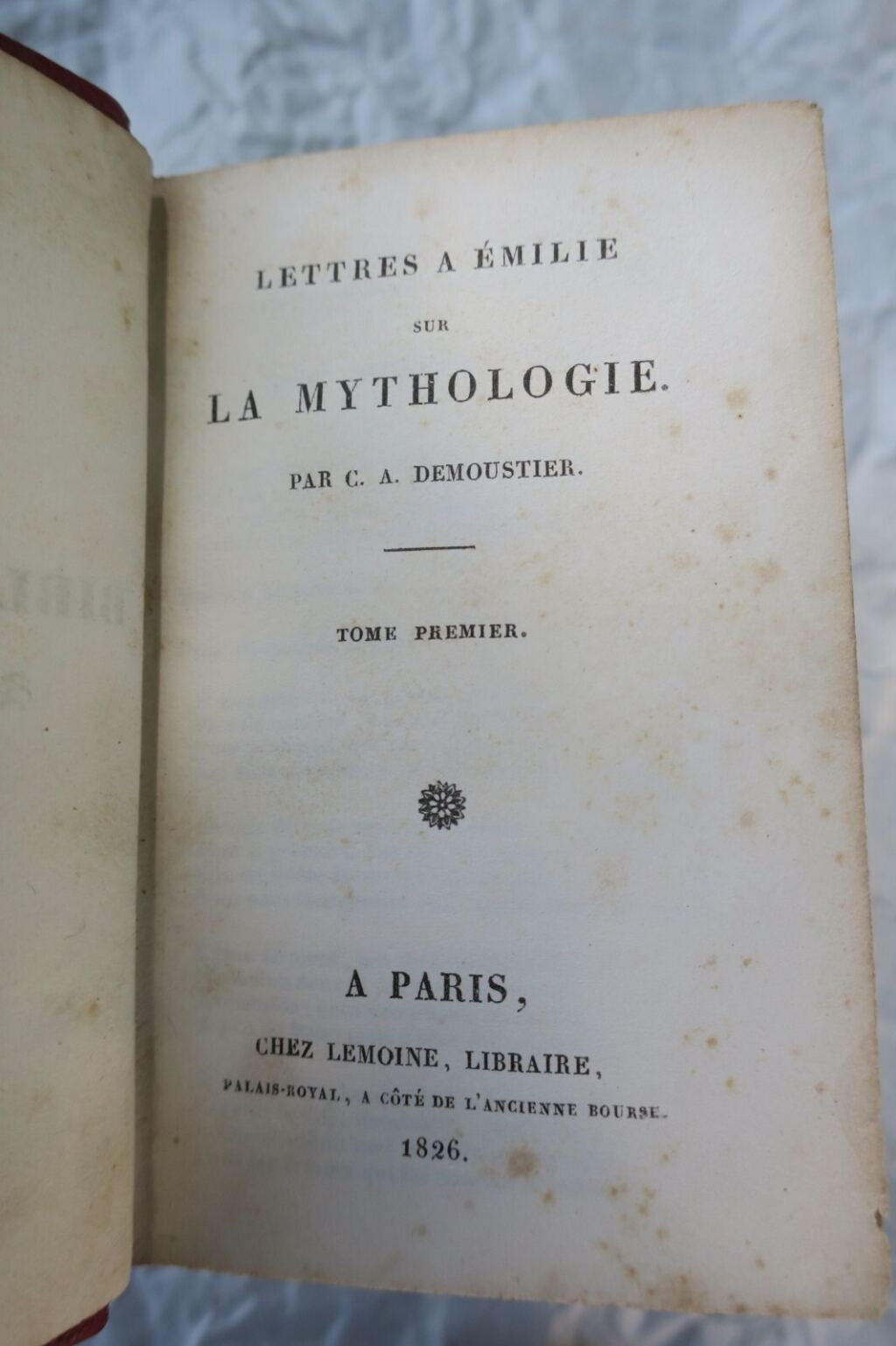 MINI DEMOUSTIER Lettres à Emilie sur la Mythologie 70 x 105 mm.