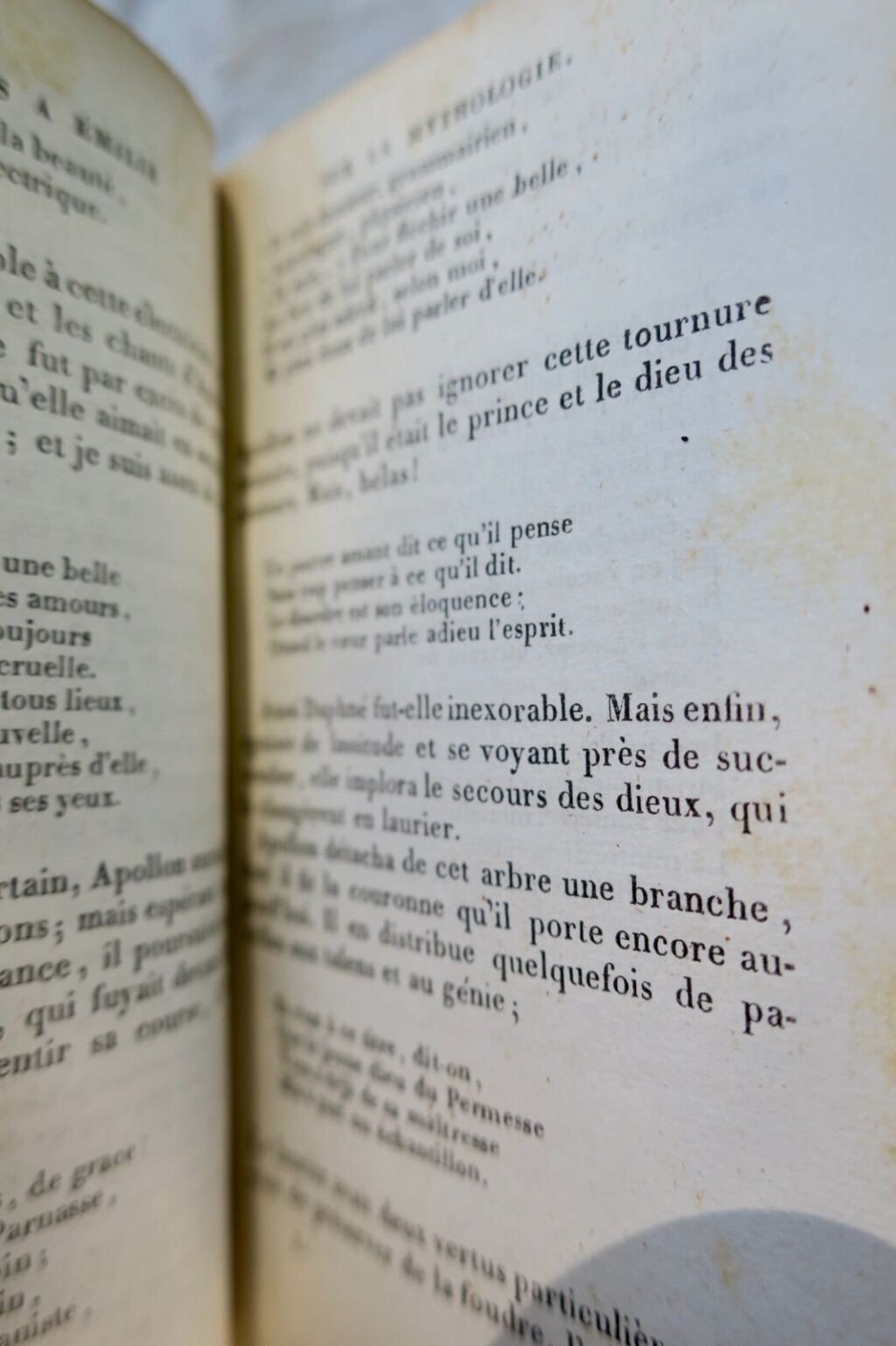 MINI DEMOUSTIER Lettres à Emilie sur la Mythologie 70 x 105 mm.