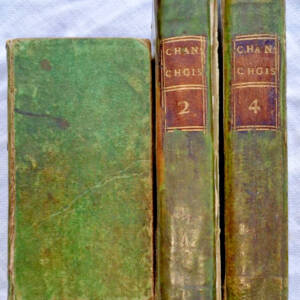 Mini Musique Cazin Chansons choisies, avec les airs notés 1782