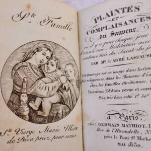 mini Plaintes et complaisances du Sauveur 1830