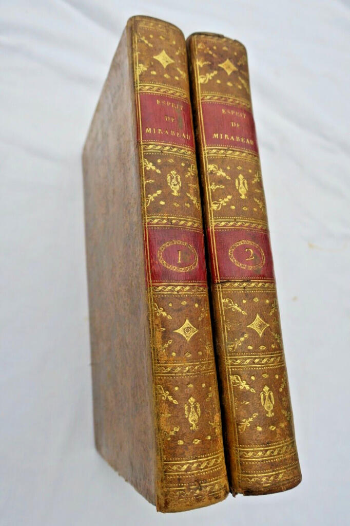 Mirabeau Esprit de Mirabeau ou manuel de l’homme d’état 1797