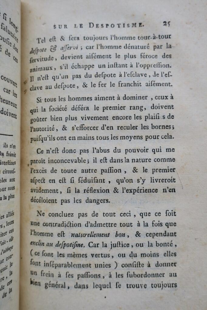 米拉波《论专制主义》(1776年)