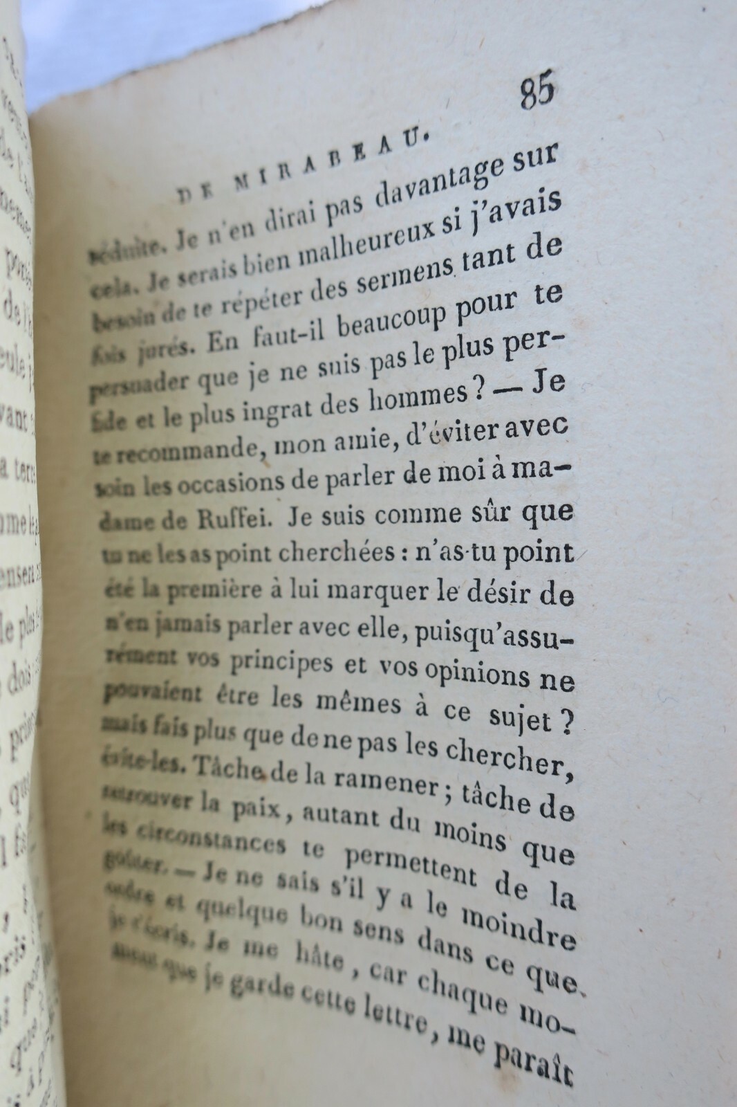 Mirabeau Lettres originales de Mirabeau, écrites du donjon de Vincennes 1803 – Image 8