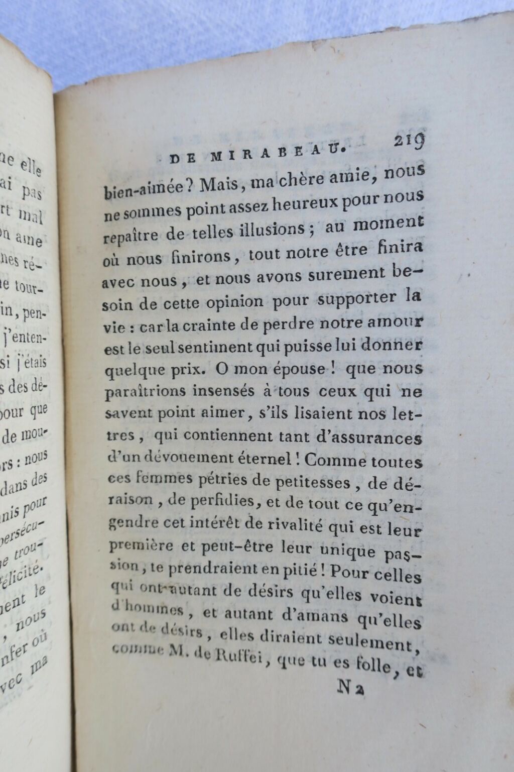 Mirabeaus persönliche Briefe aus Vincennes