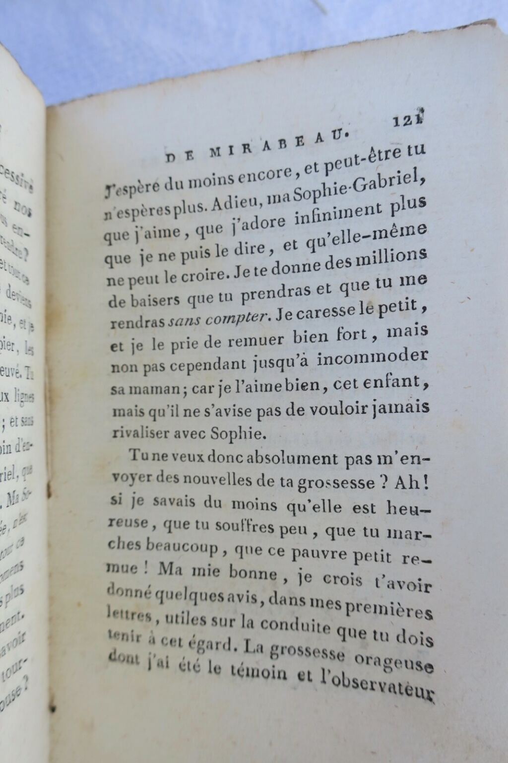 Mirabeaus persönliche Briefe aus Vincennes