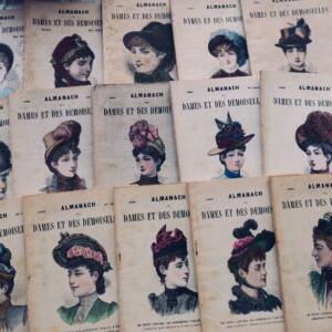 mode Almanach des Dames et des Demoiselles 1851 à 1904