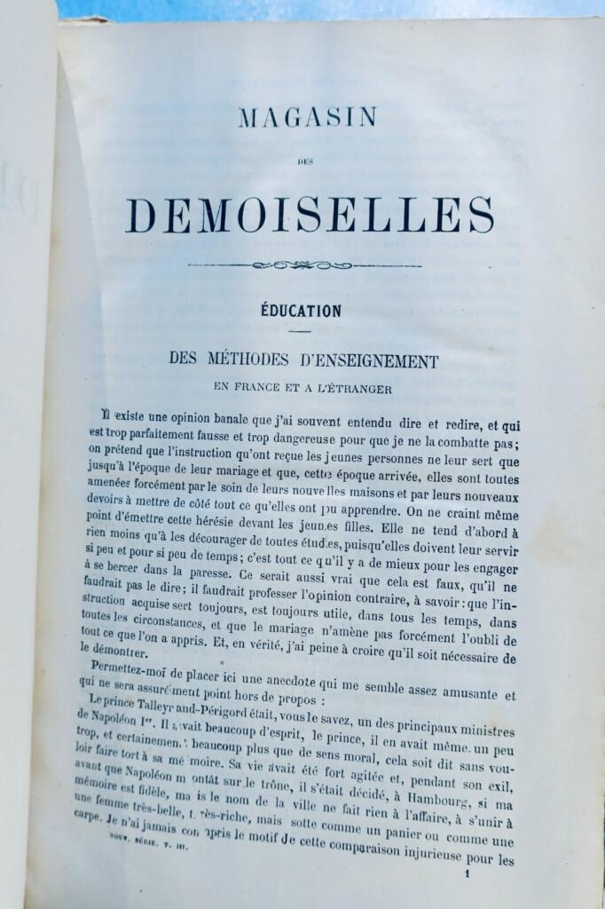 Modezeitschrift von 1864-1870