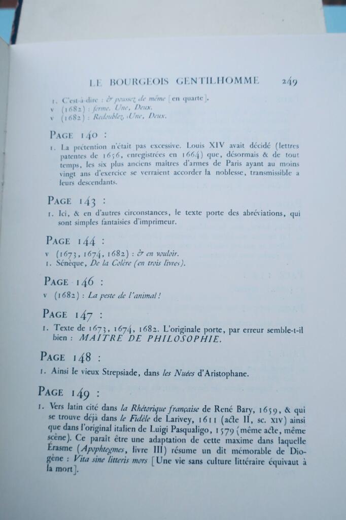 MOLIERE Jean-Baptiste Poquelin Oeuvres Complètes