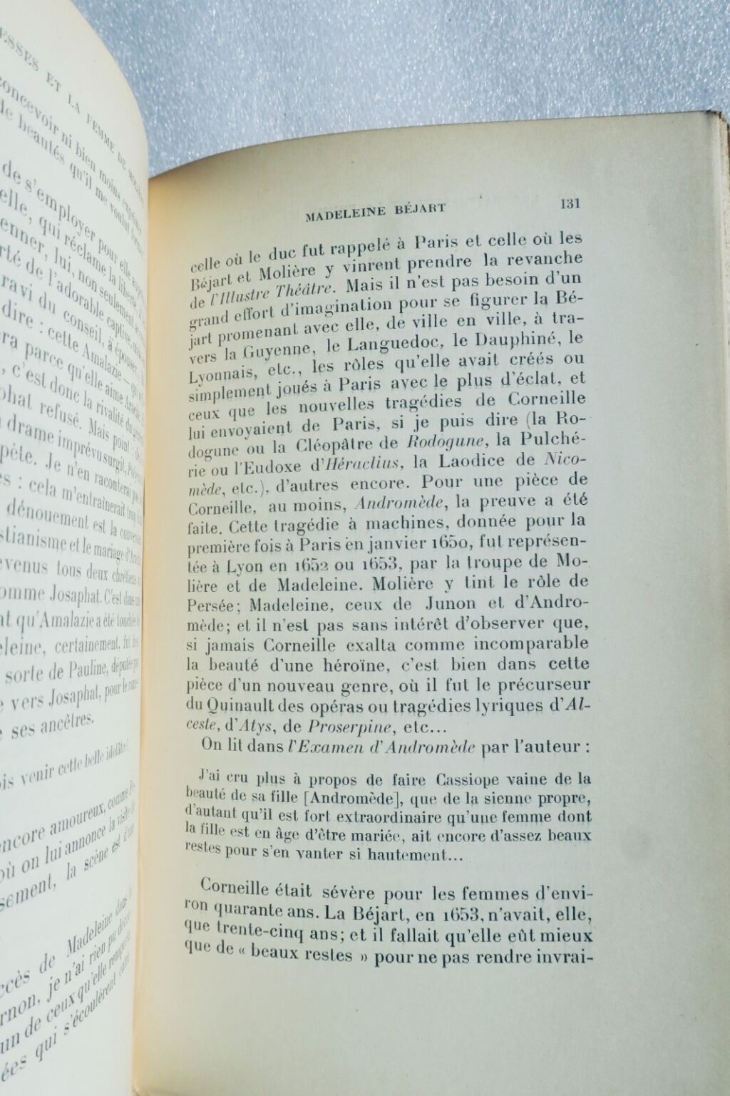 Molière LES MAÎTRESSES & LA FEMME DE MOLIÈRE