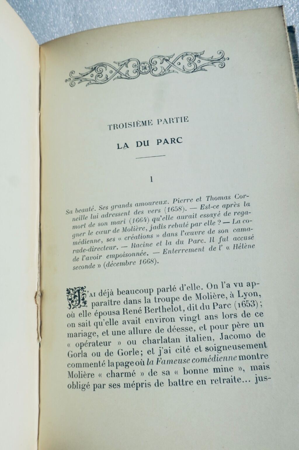 Molière LES MAÎTRESSES & LA FEMME DE MOLIÈRE