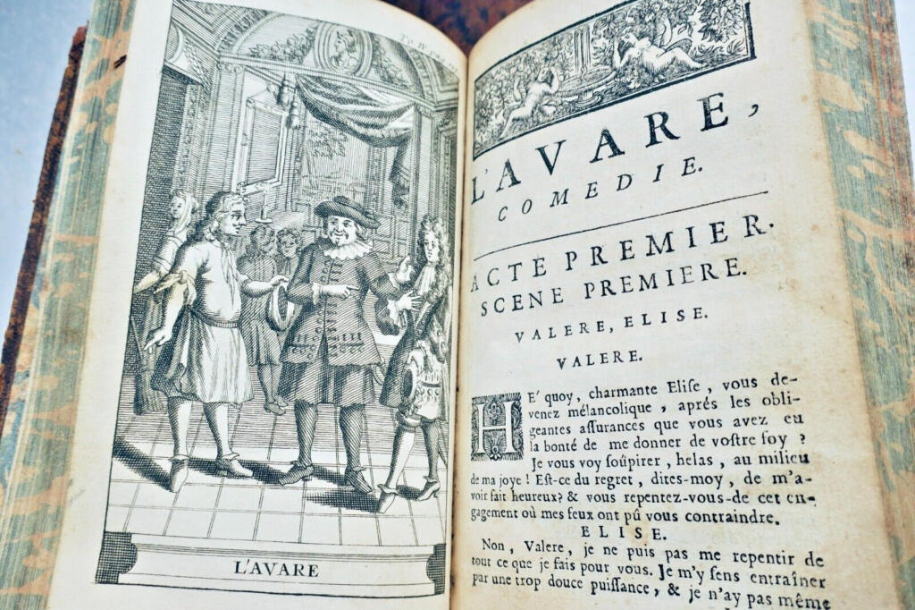 Molière’s Complete Works in 8 Volumes, 1710 Edition