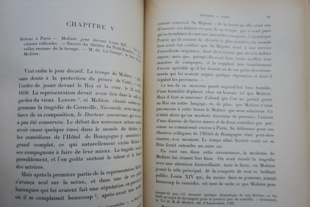 Molière les Théâtres Le Public & les Comédiens de son Temps