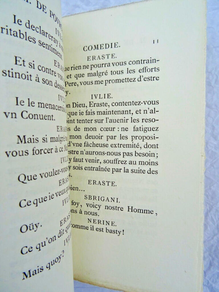 Molières Komisches Meisterwerk auf Velinpapier